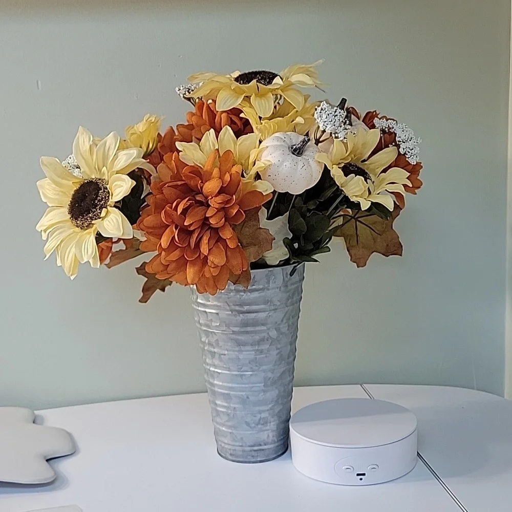LARGE FULL FLORAL THANKSGIVING FALL CENTERPIECE BOUQUET 💐